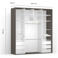DRESSING LEX 221-240-66 A GRI/CZP/DAMO